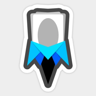 Blue Avatar of Breaking Boosters Sticker